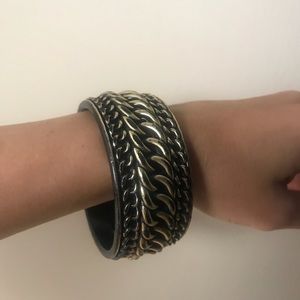 Black and gold bracelet